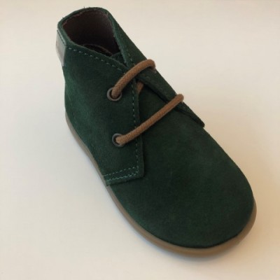 40201 Xiquets Green Suede Desert Boots